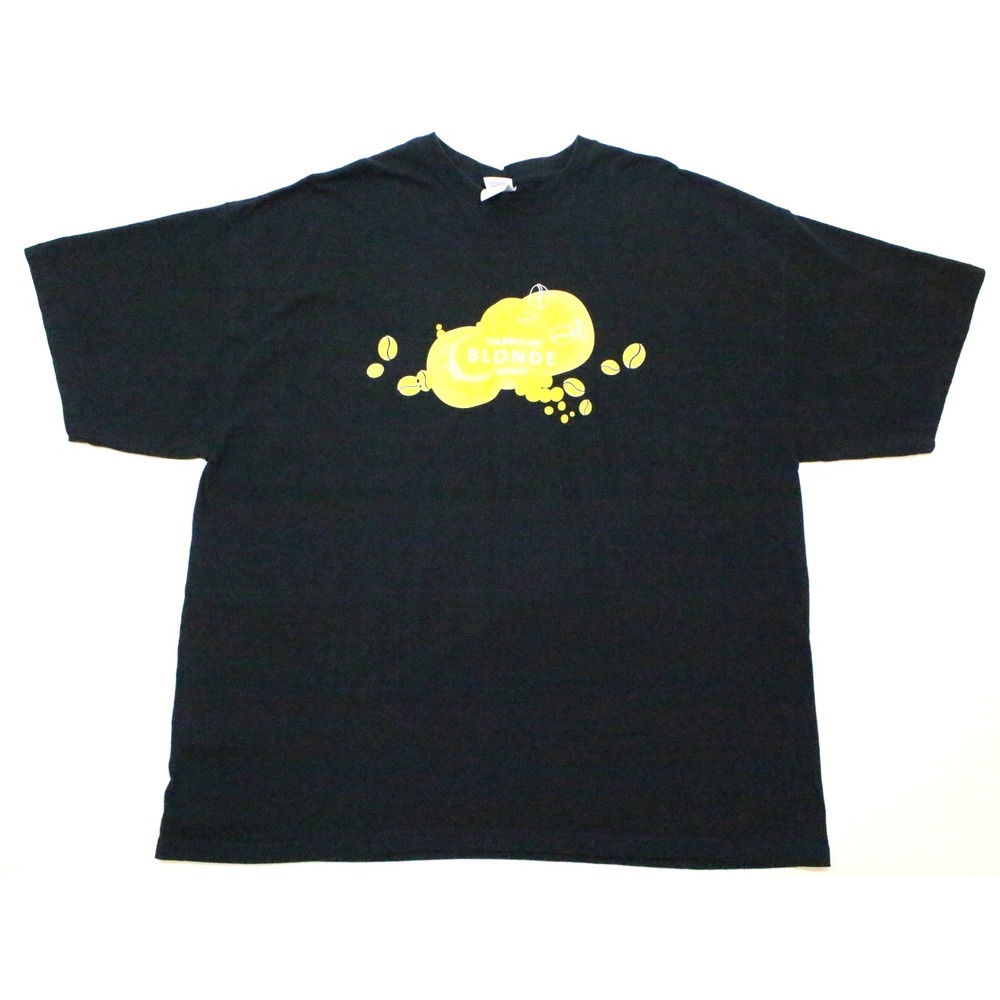 Rare Starbucks Blonde Roast  Coffee Employee‎ T-shirt Size 2XL 100% Cotton